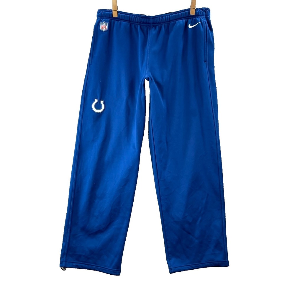 Nike Indianapolis Colts Sweatpants Mens XL Blue NFL On-Field Therma-FIT Athletic